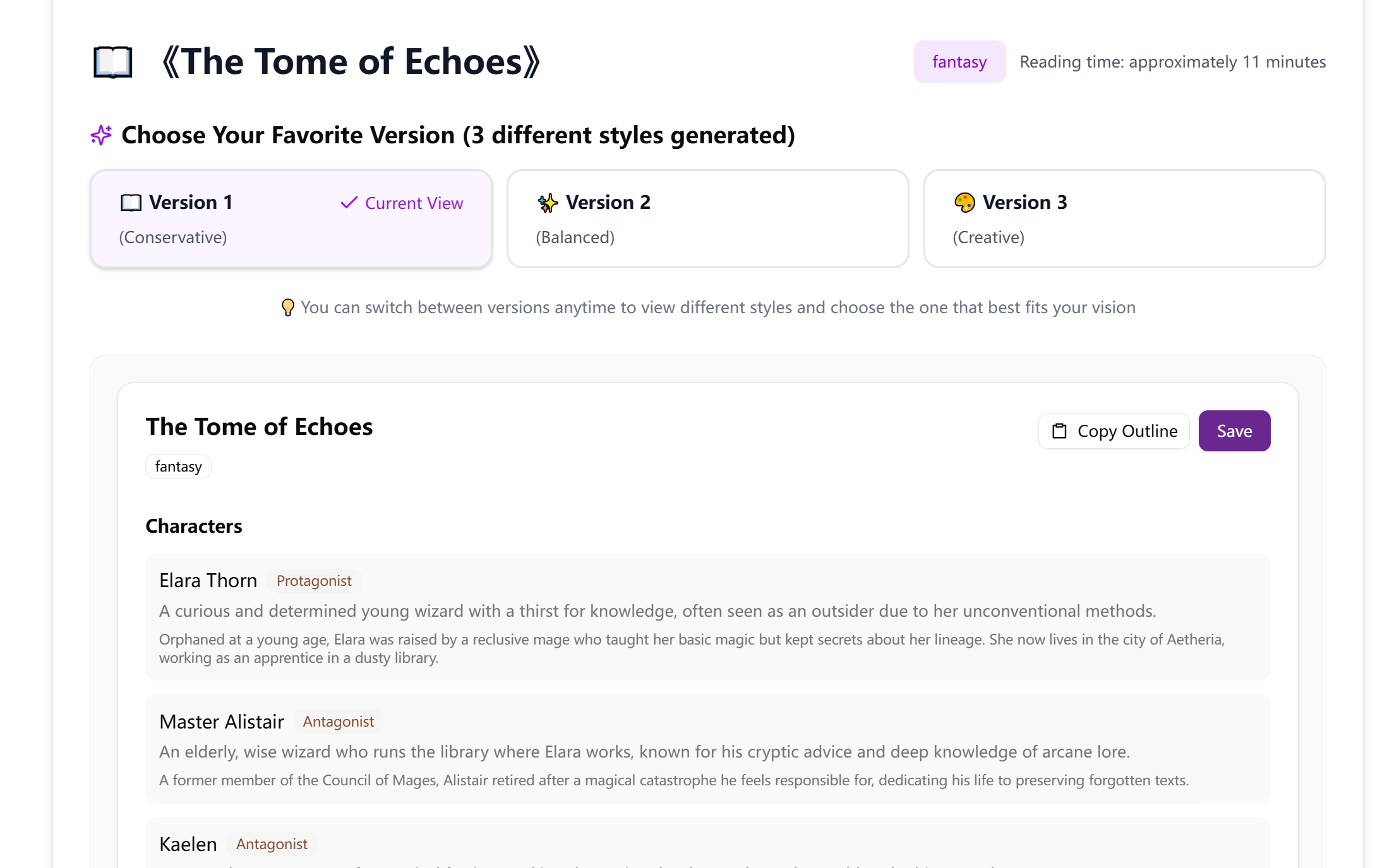 AI Story Writer screenshot 2