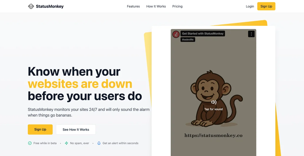Status Monkey screenshot