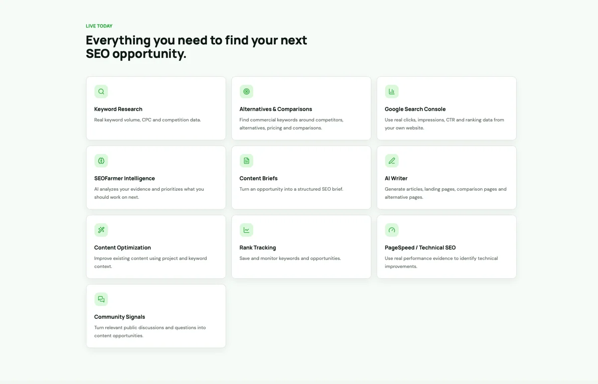 SEOFarmer screenshot 2