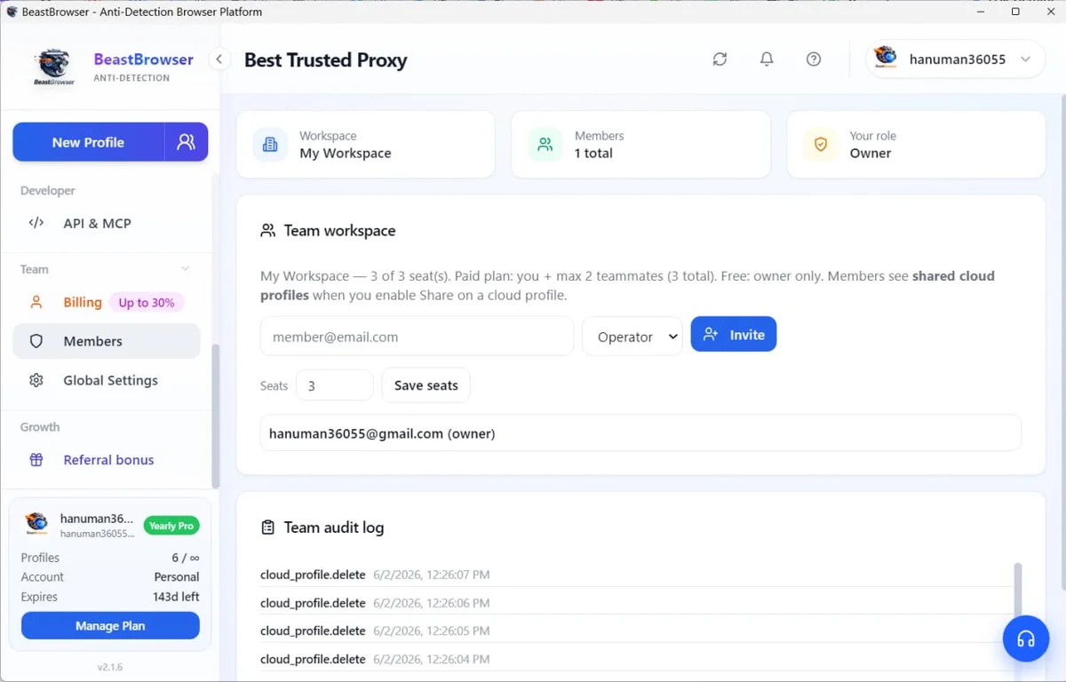 BeastBrowser screenshot 2