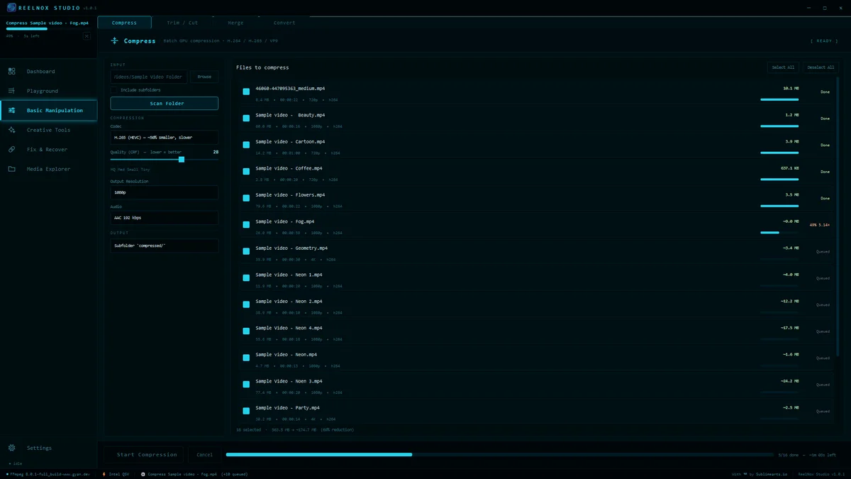 ReelNox Studio screenshot 2
