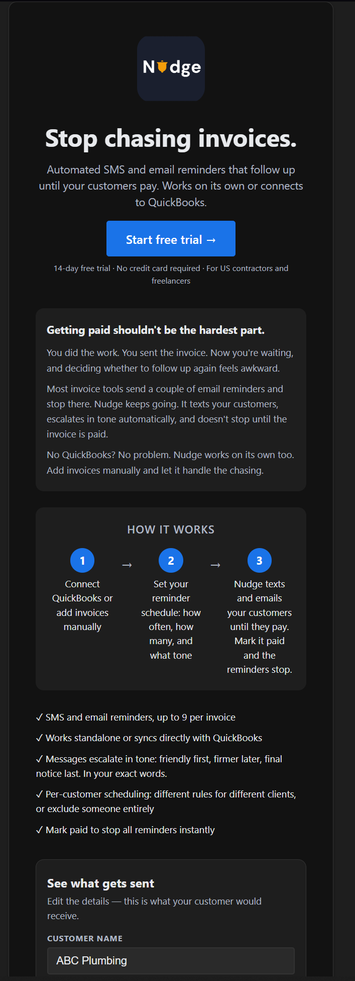 Nudge screenshot