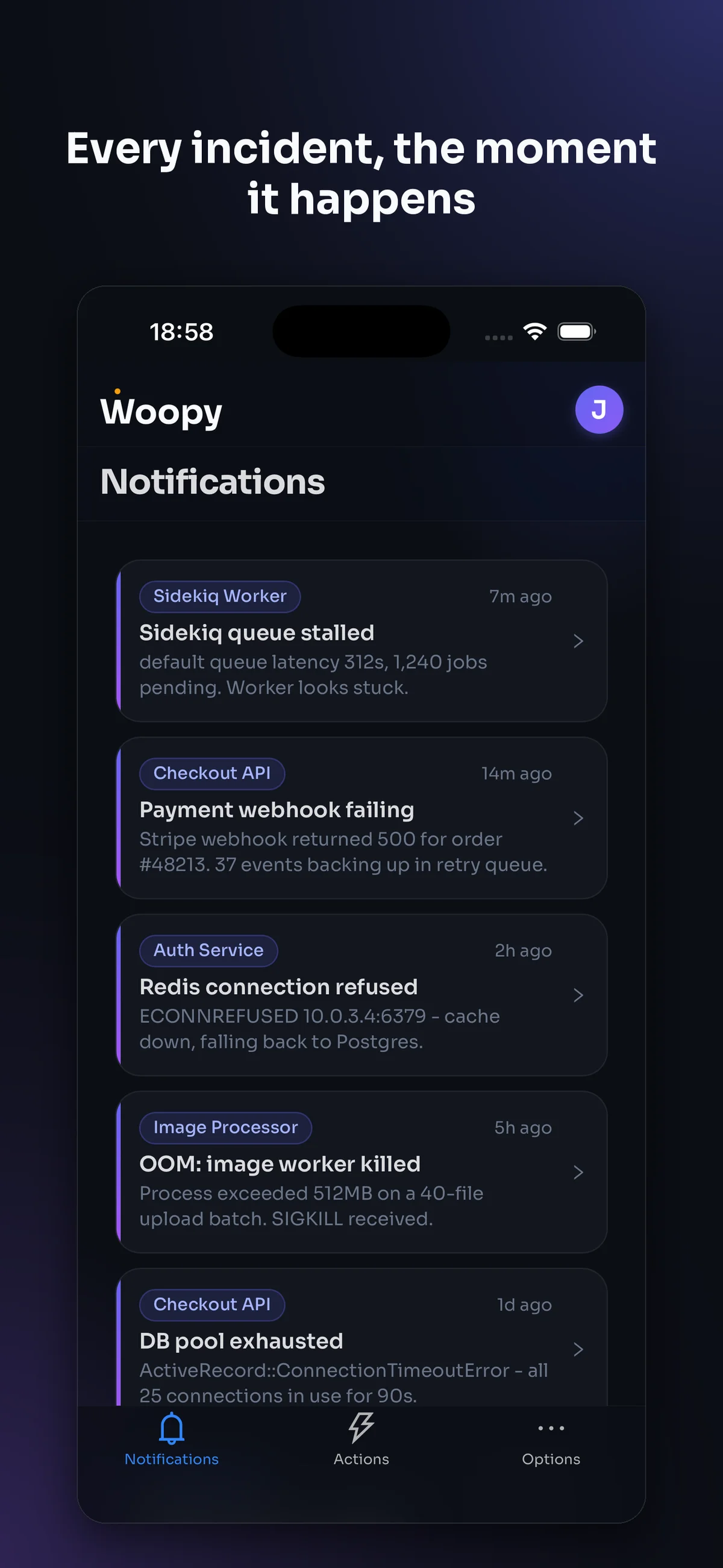 Woopy screenshot 2
