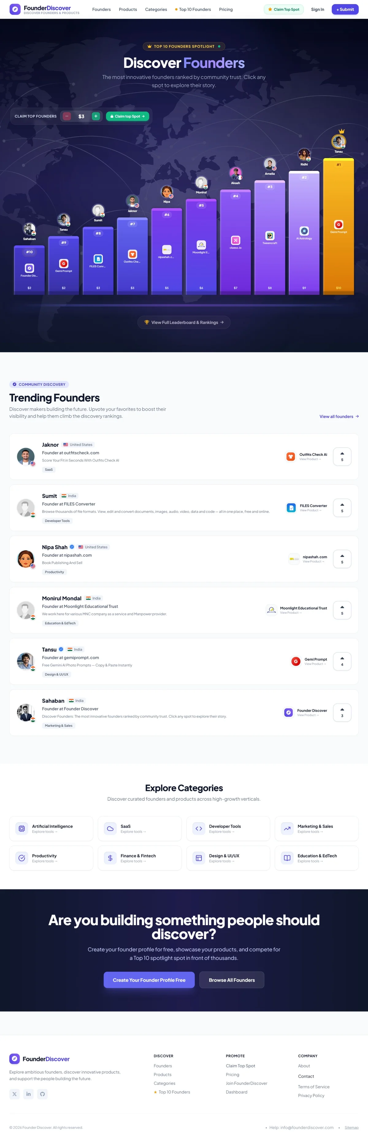 Founder Discover screenshot 2