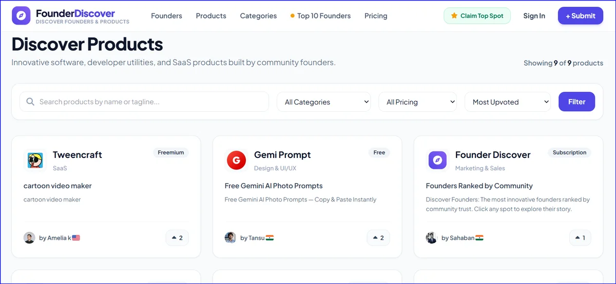Founder Discover screenshot 3