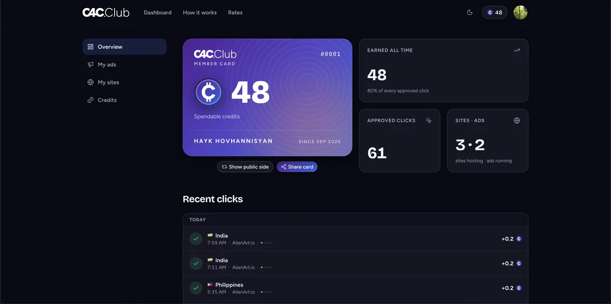 Click 4 Click Club screenshot 2