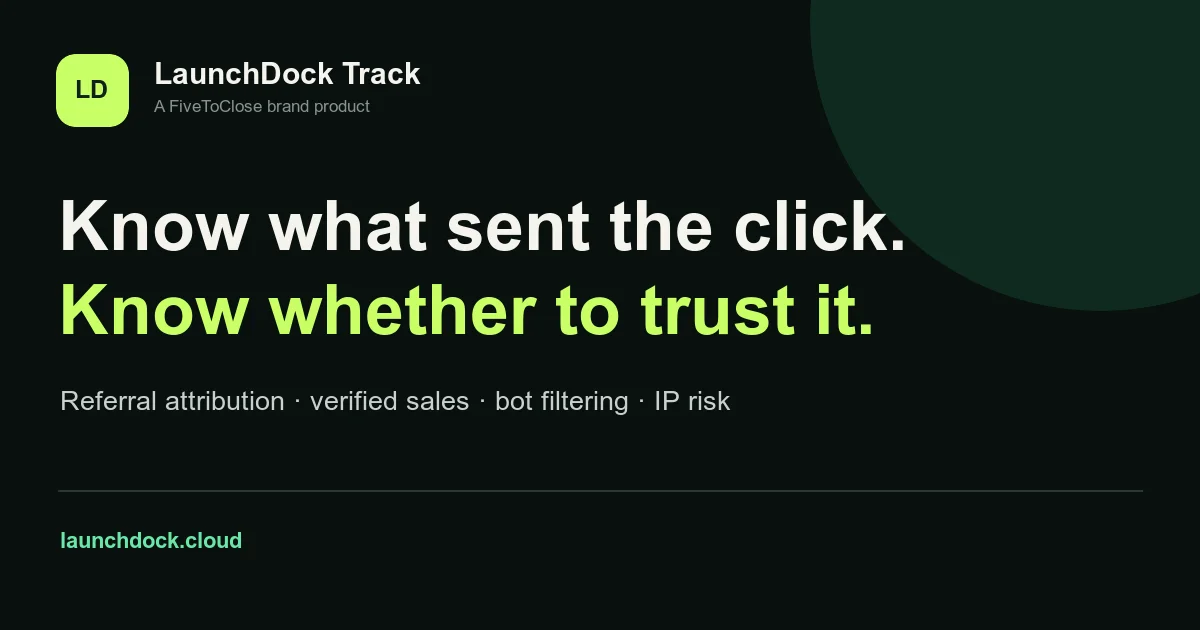 LaunchDock Track preview