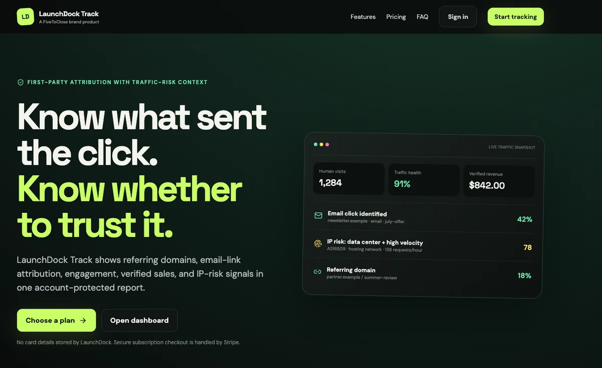 LaunchDock Track screenshot 2