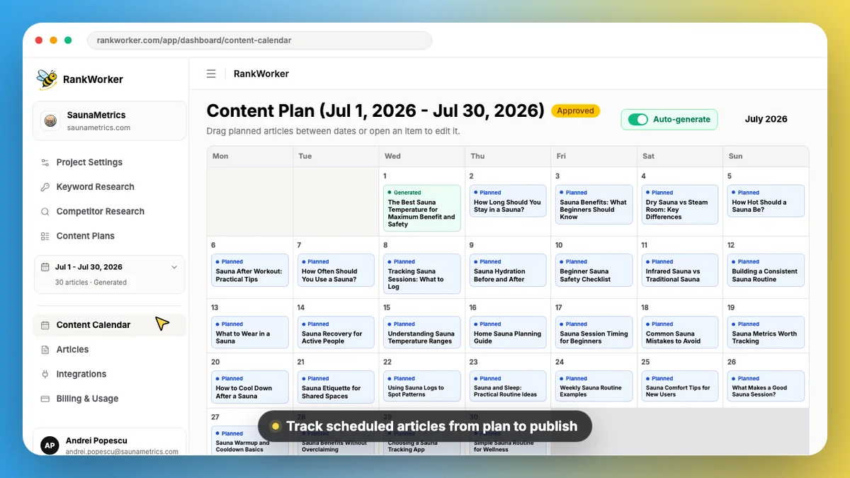 RankWorker screenshot 2