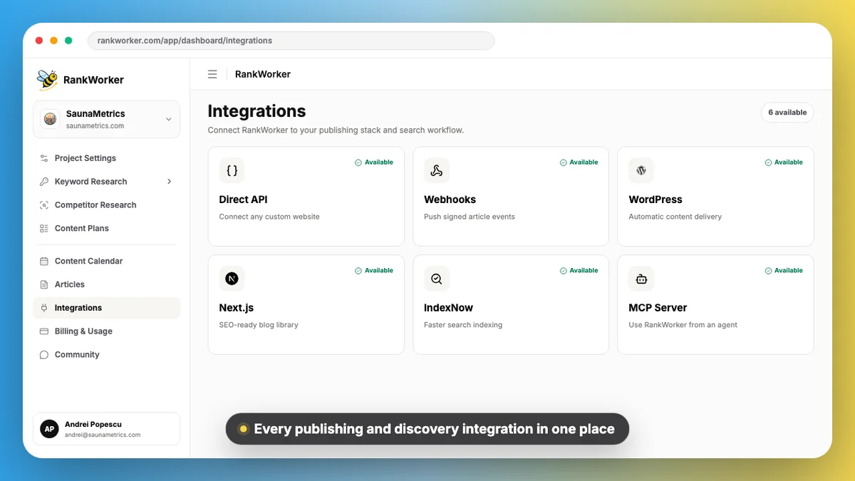 RankWorker screenshot 3