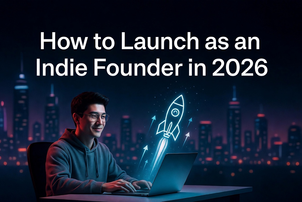 How to Launch as an Indie Founder in 2026: The Complete Playbook cover image